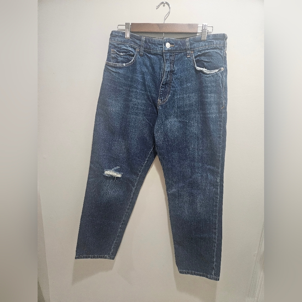 By Anthropologie Pilcro- Jeans  28 The Borrowed Boyfriend High Rise Distressed